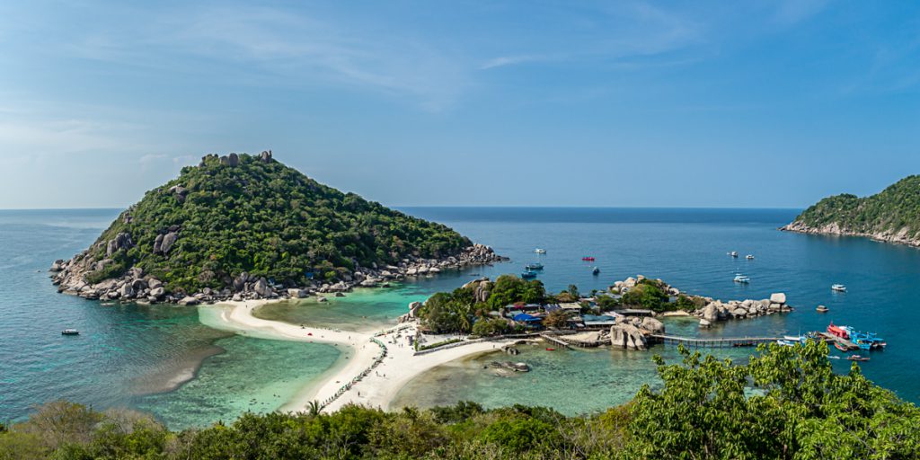 Koh Nang Yuan and its iconic sandbar.