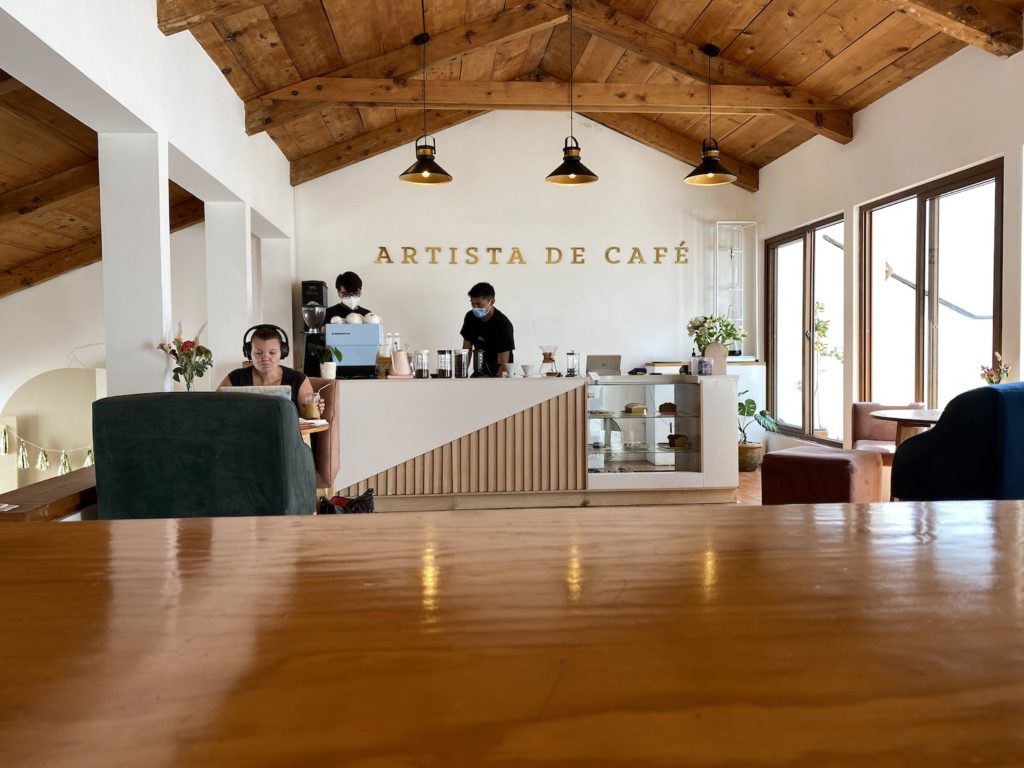 Artista Cafe has the fastest internet for a cafe in the city.