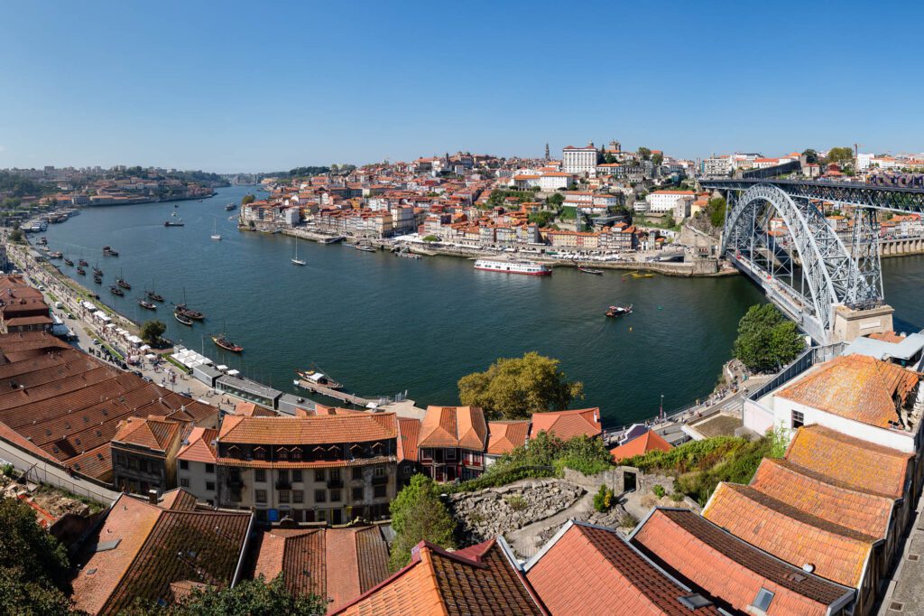 Porto, Portugal river panorama