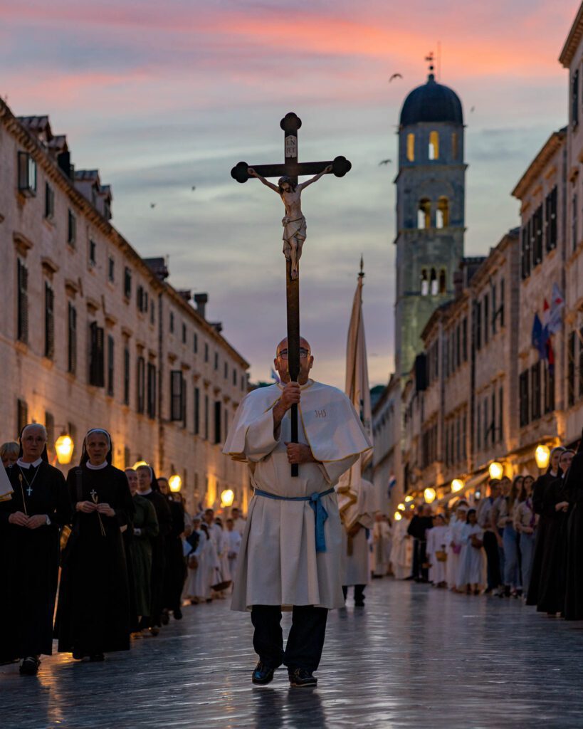 Catholic processional in Dubrovnik, Croatia. Favorite Photos of 2022.